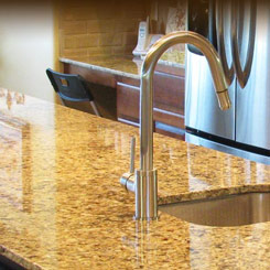Countertop and Faucet
